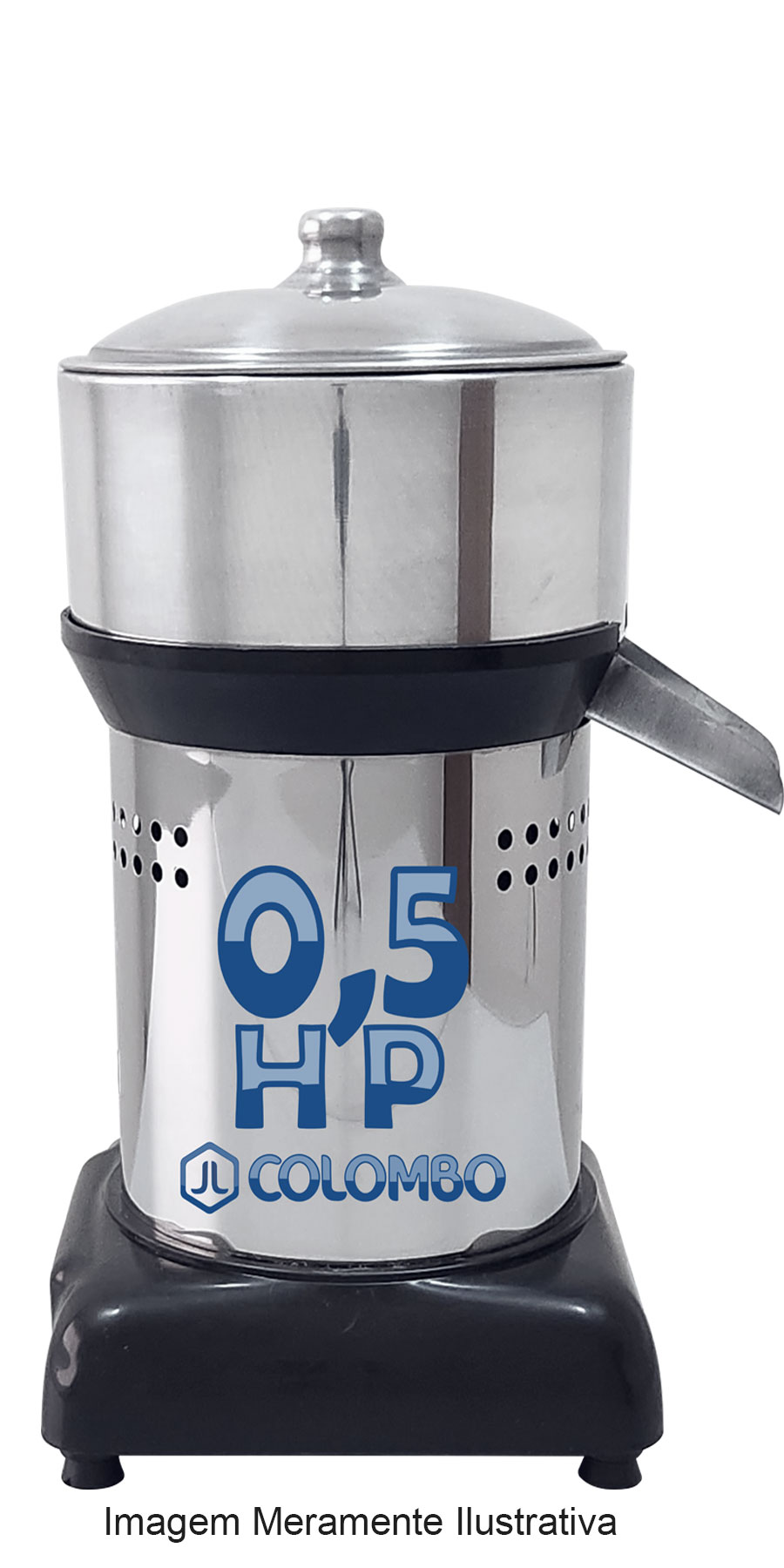 Espremedor de Suco Industrial 0,5 HP  JL Colombo - JL Colombo